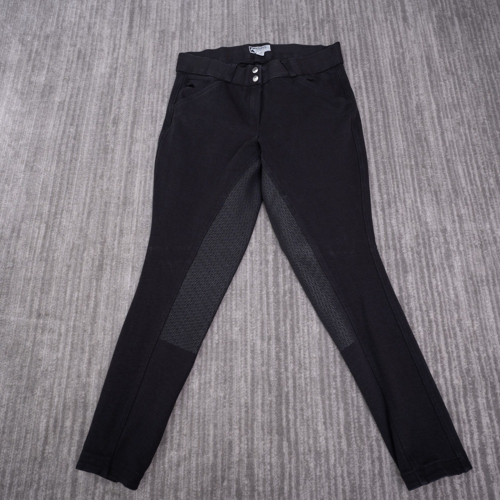 Riding Sport Breeches Women 32 Black Excellent Knee Patch Equestrian Pants